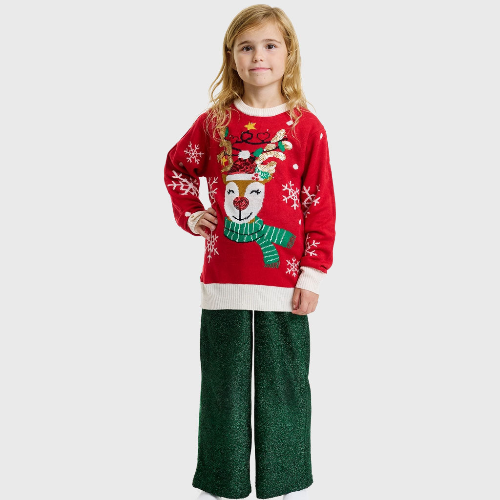 Cute reindeer jouluneule - lapsi.